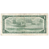 BC-37bA 1954 Canada $1 Beattie-Rasminsky, *H/Y, VF (tear)