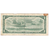 BC-37bA 1954 Canada $1 Beattie-Rasminsky, *H/Y, F (stain)