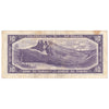 BC-40bA 1954 Canada $10 Beattie-Rasminsky, *B/V, F-VF, (stains)