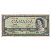 BC-29a 1954 Canada $1 Coyne-Towers, Devil's Face, B/A, F-VF (dam'g)