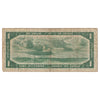 BC-29a 1954 Canada $1 Coyne-Towers, Devil's Face, B/A, F (writing)