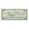 BC-37b-i 1954 Canada $1 Beattie-Rasminsky, H/M, VF (stain)