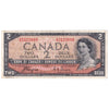 BC-30a 1954 Canada $2 Coyne-Towers, Devil's Face, D/B, VF (holes)