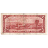 BC-30b 1954 Canada $2 Beattie-Coyne, Devil's Face, F/B, VF (dam'g)