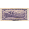 BC-32b 1954 Canada $10 Beattie-Coyne, Devil's Face, I/D, VF (dirt)
