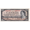 BC-35a 1954 Canada $100 Coyne-Towers, Devil's Face, A/J, VF (writing)