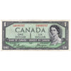 BC-29b 1954 Canada $1 Beattie-Coyne, Devil's Face, K/A, VF-EF (stain)