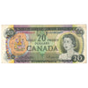 BC-50aA 1969 Canada $20 Beattie-Rasminsky, *EA, VF (dam'g)