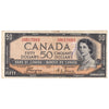 BC-34a 1954 Canada $50 Coyne-Towers, Devil's Face, A/H, VF-EF (dam'g)