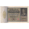 Germany 1922 10,000 Mark Note, Pick #70, EF (tear)