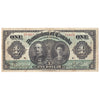 DC-18b 1911 Dominion of Canada $1 Various-Boville, Green Line, Series F, F-VF (dam'g)