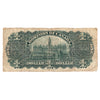 1911 Dominion of Canada $1 Note, Various-Boville (dam'g)