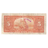 BC-5 1935 Canada $5 Osborne-Towers, English, Series A, VF (writing)