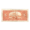 BC-5 1935 Canada $5 Osborne-Towers, English, Series A, F (tear)