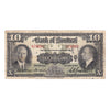 505-60-04 1935 Bank of Montreal $10 Dodds-Gordon, F-VF (writing)