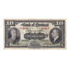 505-62-04 1938 Bank of Montreal $10 Spinney-Gordon, F-VF (writing)