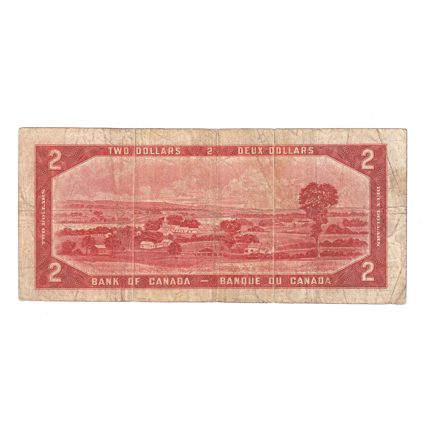 BC-30a 1954 Canada $2 Coyne-Towers, Devil's Face, C/B, F