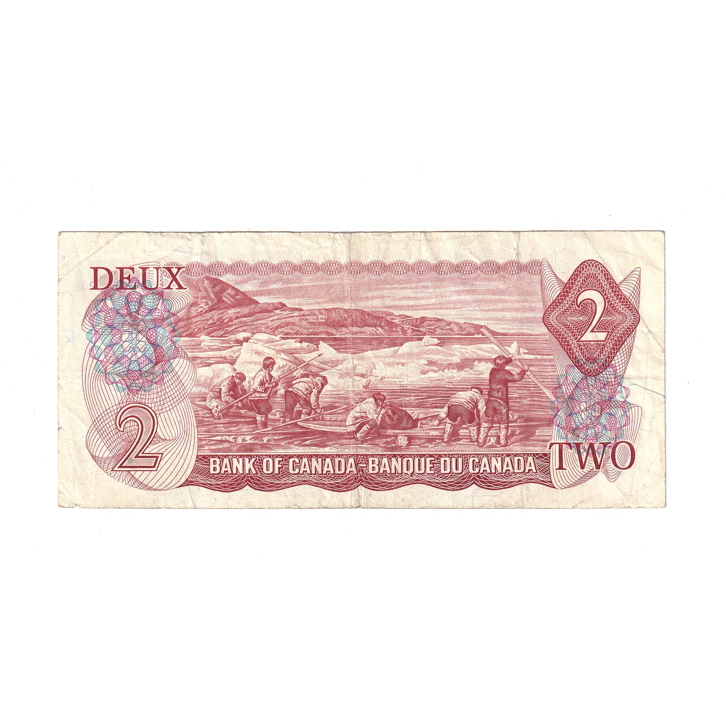 BC-47aT 1974 Canada $2 Lawson-Bouey, Test Note, RS, VF