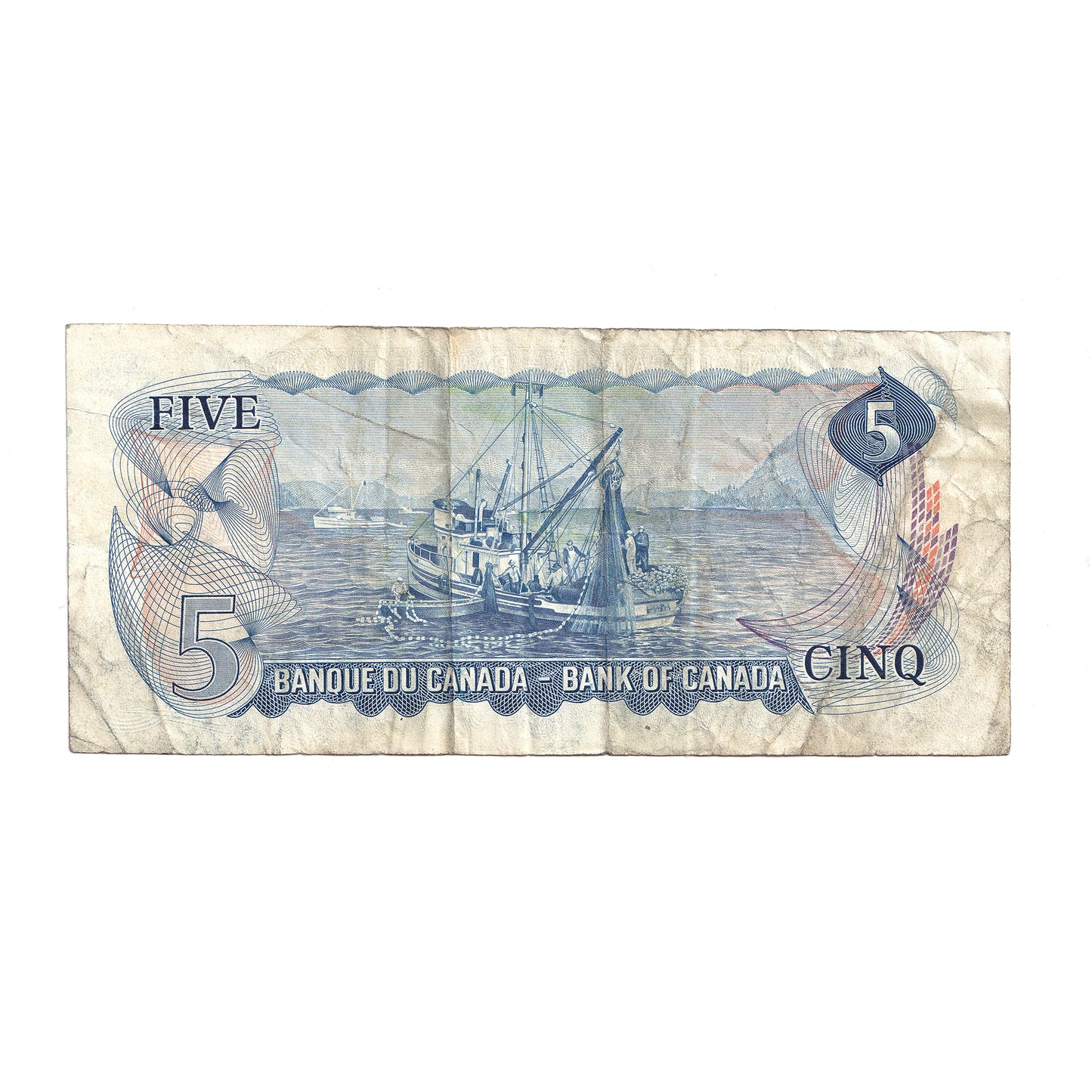 BC-48bA 1972 Canada $5 Lawson-Bouey, Replacement, *CS, VF