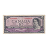 BC-32b 1954 Canada $10 Beattie-Coyne, Devil's Face, H/D, F (writing)
