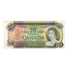 BC-50a-N1-iii 1969 Canada $20 Beattie-Rasminsky, 4 Digit RADAR, EK1964691, Circ.