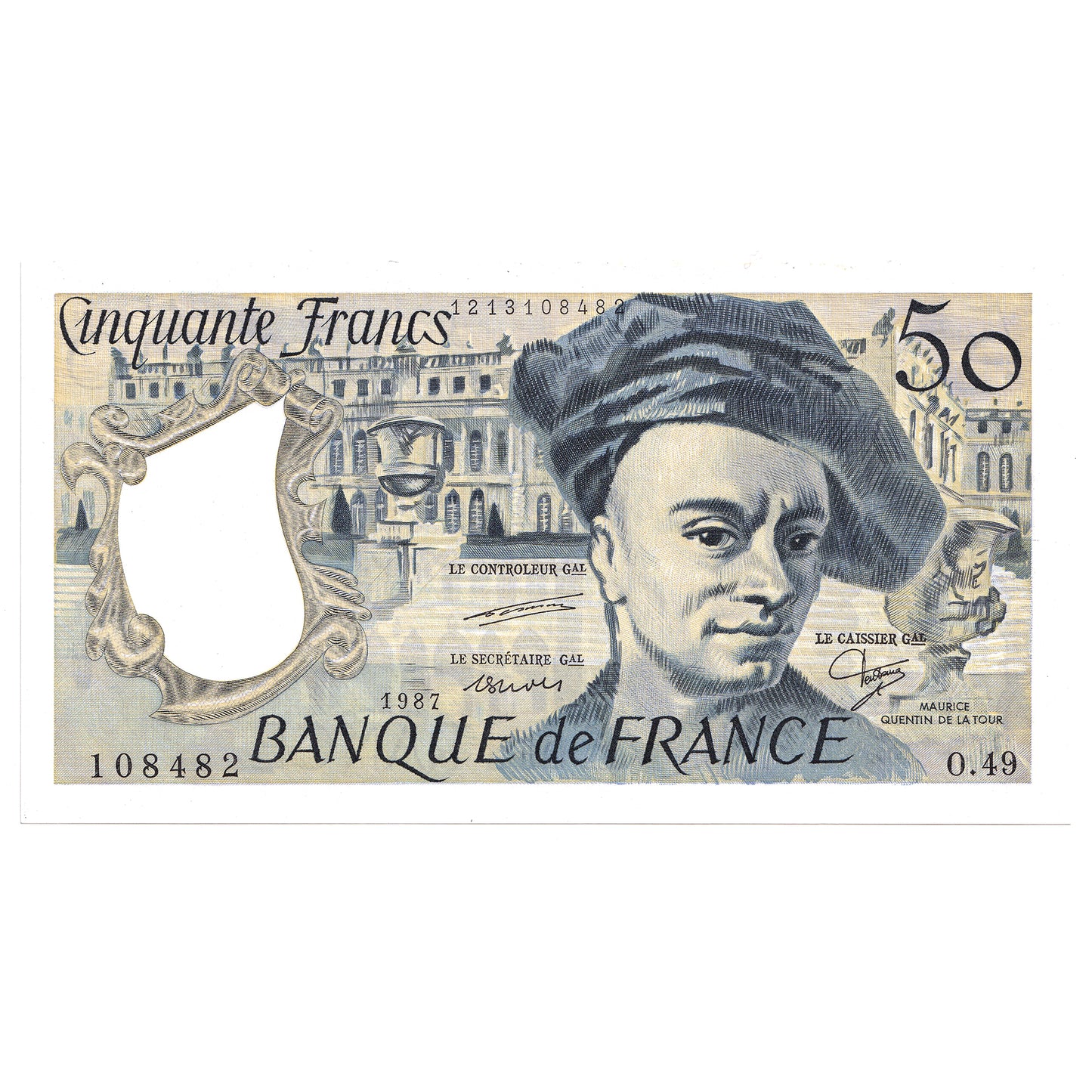 France 1987 50 Francs Note, Pick #152