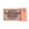 Germany 1937 2 Rentenmark Note, Pick #174, UNC