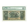 DC-13c 1898 Dominion $1 Various-Boville, Outward One's, Series L to S, PMG Cert. F15 (repaired, rust)
