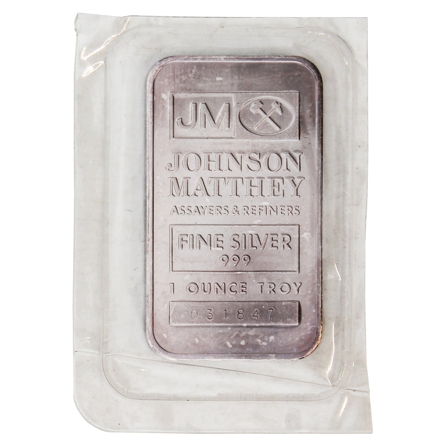 JM Johnson Matthey TD Bank (~1982) 1oz Silver Bar, Sealed (No Tax) Toning