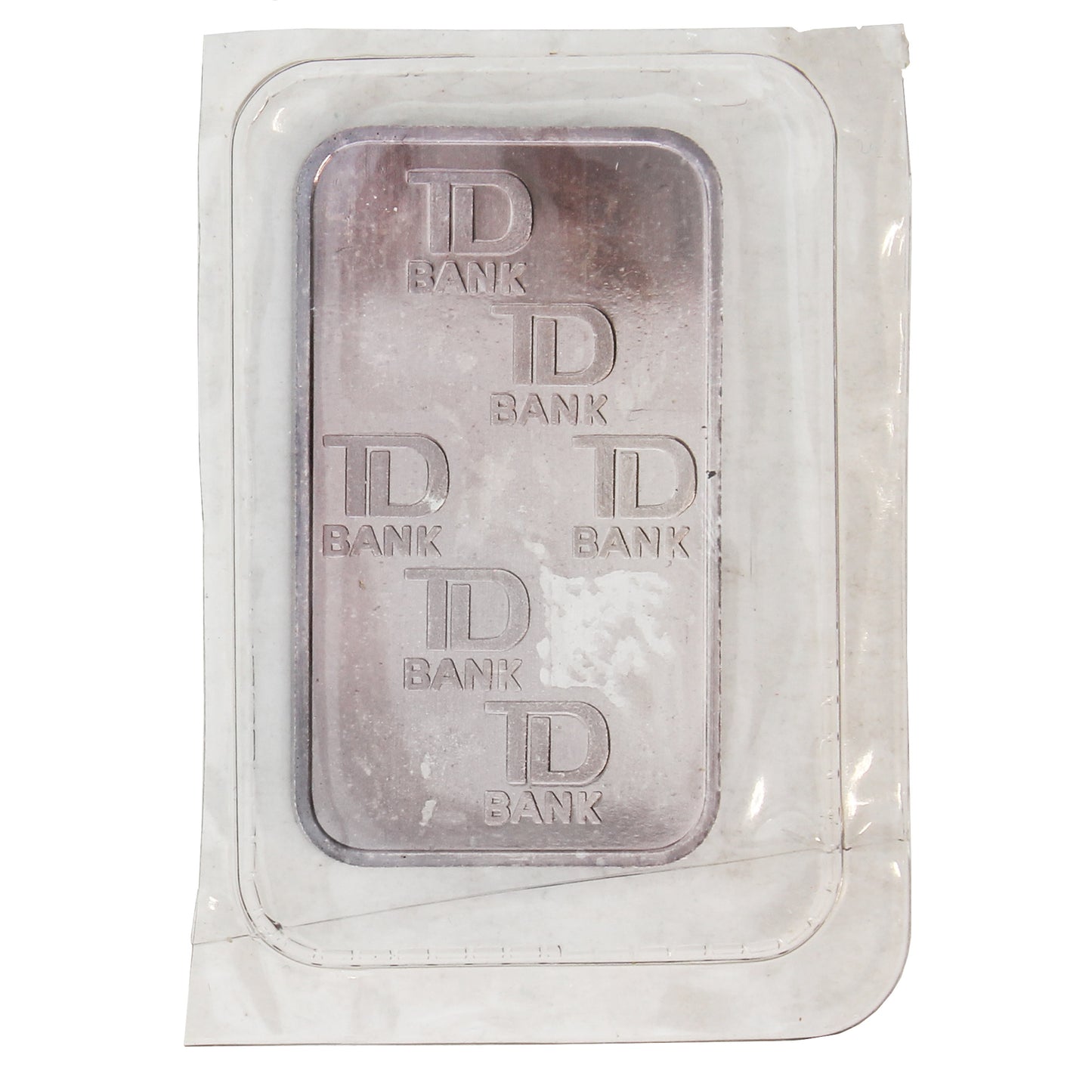 JM Johnson Matthey TD Bank (~1982) 1oz Silver Bar, Sealed (No Tax) Toning