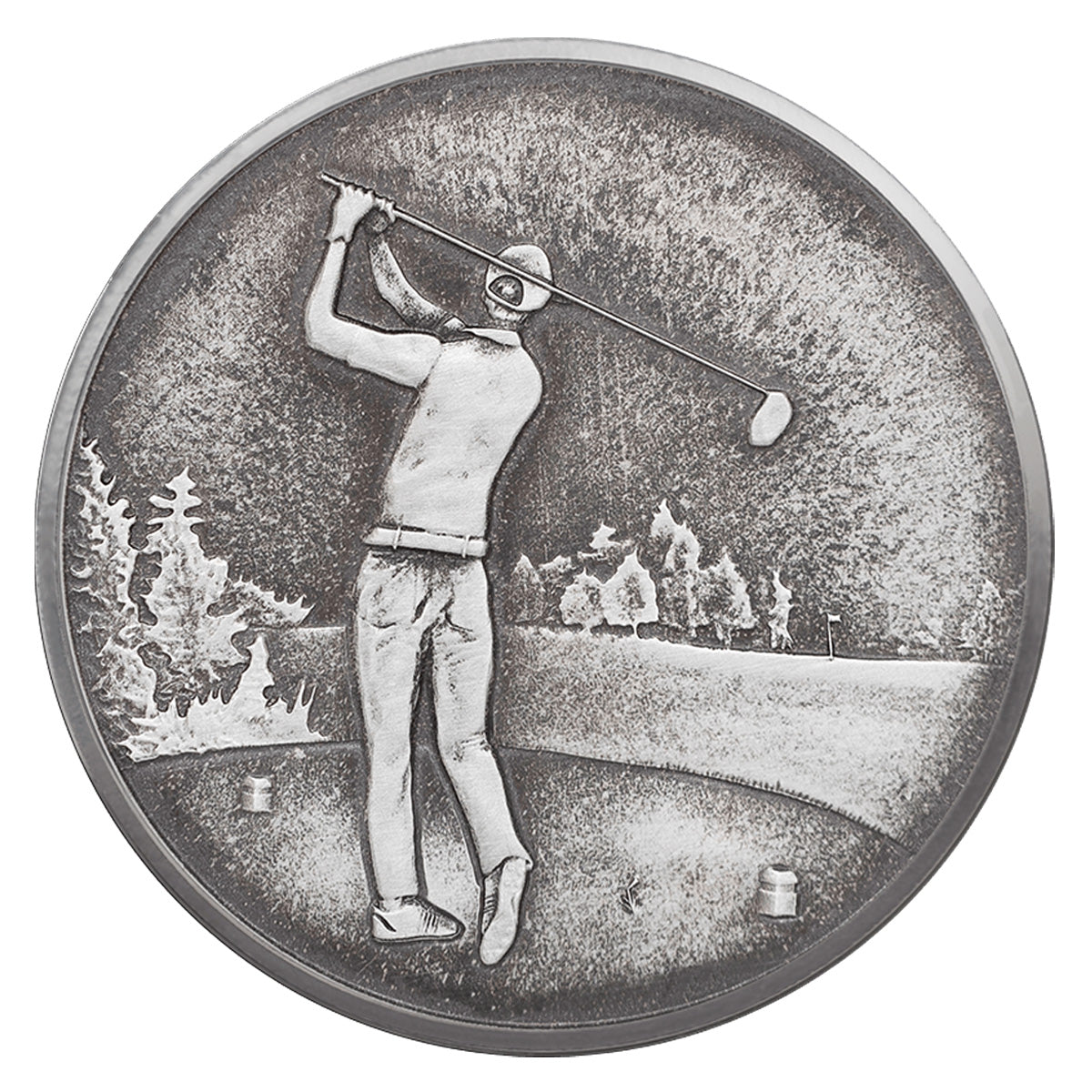 TD Bank / Scottsdale Mint Golf Ball Marker 1oz Silver Round (No Tax)