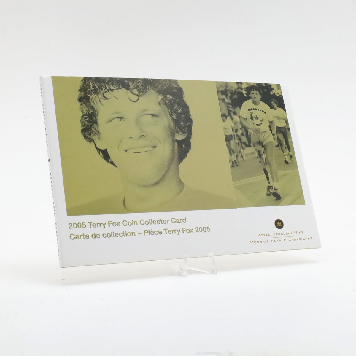 2005 Terry Fox 6-coin RCM Collector Card. Very Unique Issue! (See text)