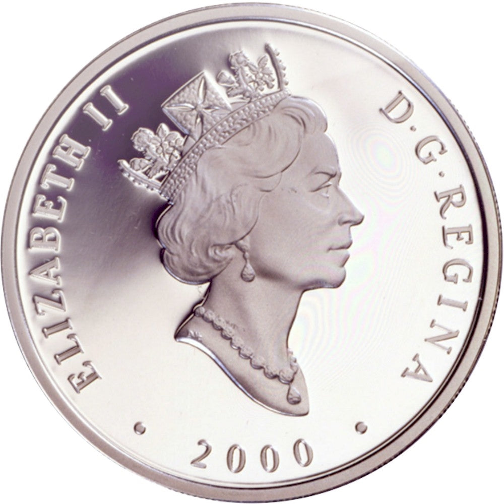 2000 Canada $20 Transportation Train - The Toronto Sterling Silver