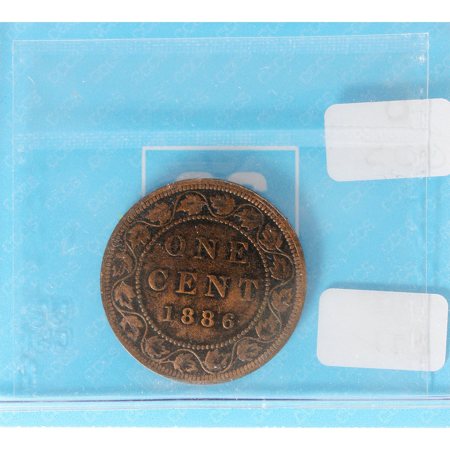 1886 Obv. 1 Canada 1-cent CCCS Certified VF20 Cleaned