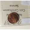 1928 Canada 1-cent ICCS Certified MS63 Red Toned
