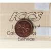 1945 Canada 1-cent ICCS Certified MS64 Red Toned