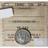 1946C Newfoundland 10-cents ICCS Certified EF40