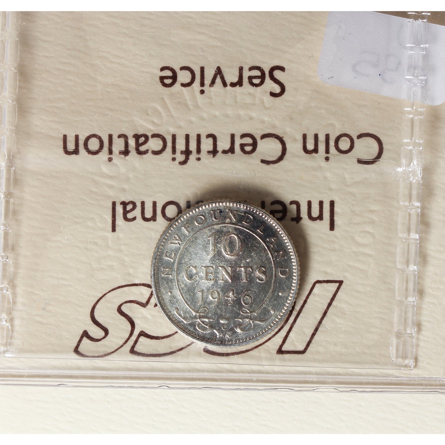 1946C Newfoundland 10-cents ICCS Certified EF40
