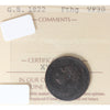 1822 Great Britain Farthing ICCS Certified VF30