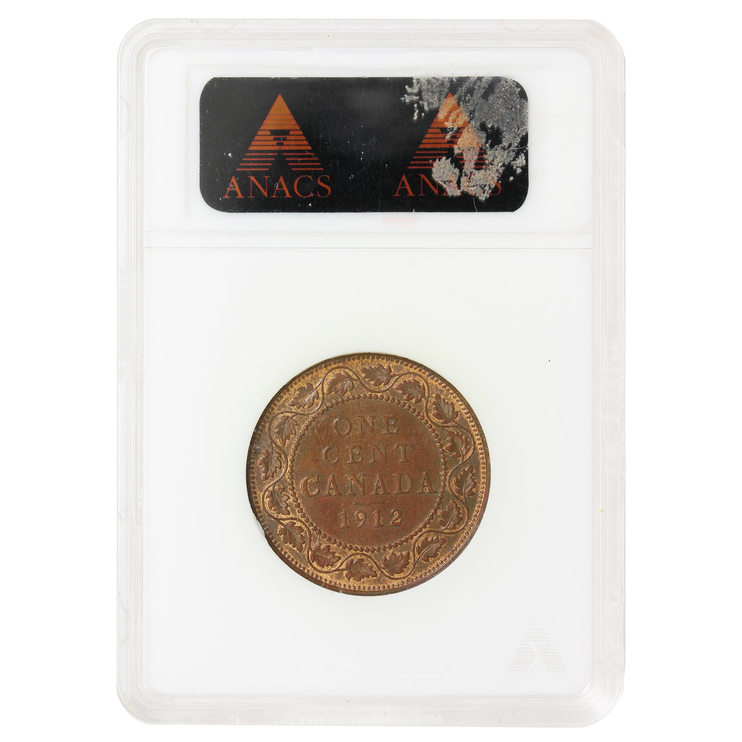1912 Canada 1-cent ANACS Certified MS63 Brown