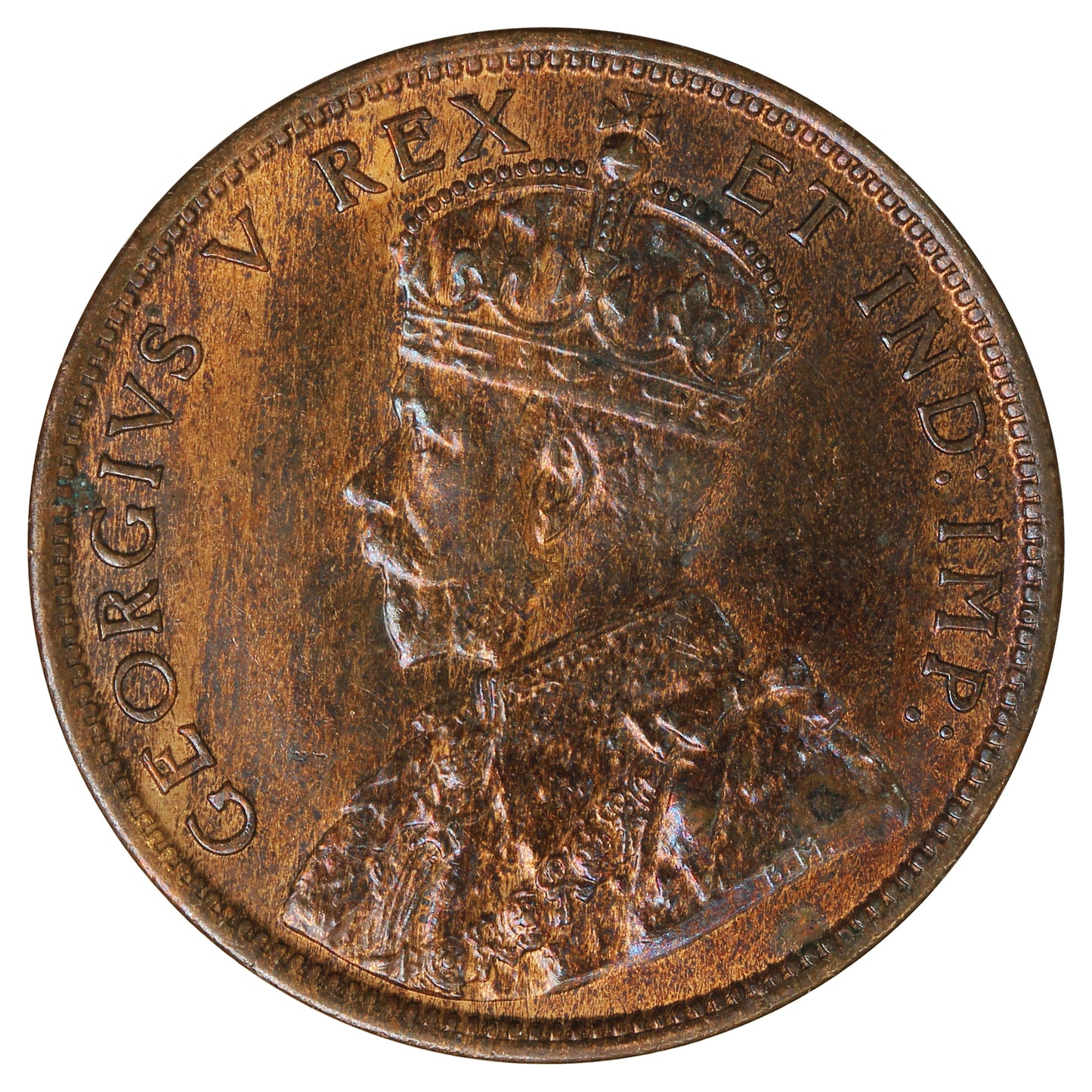 1911 Canada 1-cent Brilliant Uncirculated (MS63) R&B Spots