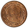 1918 Canada 1-cent Brilliant Uncirculated (MS63) Scratched