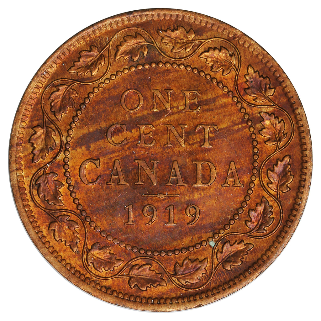 1919 Canada 1-cent Brilliant Uncirculated (MS63) Cleaned
