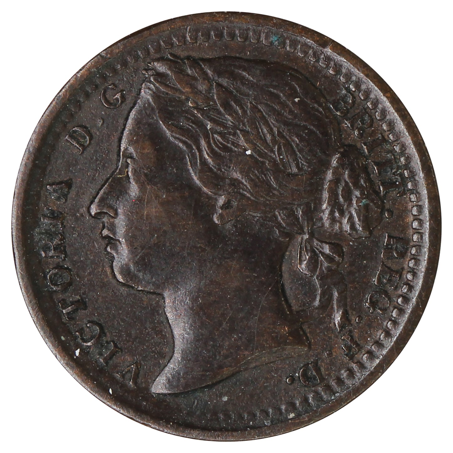 Great Britain 1866 1/3 Farthing UNC (MS60)