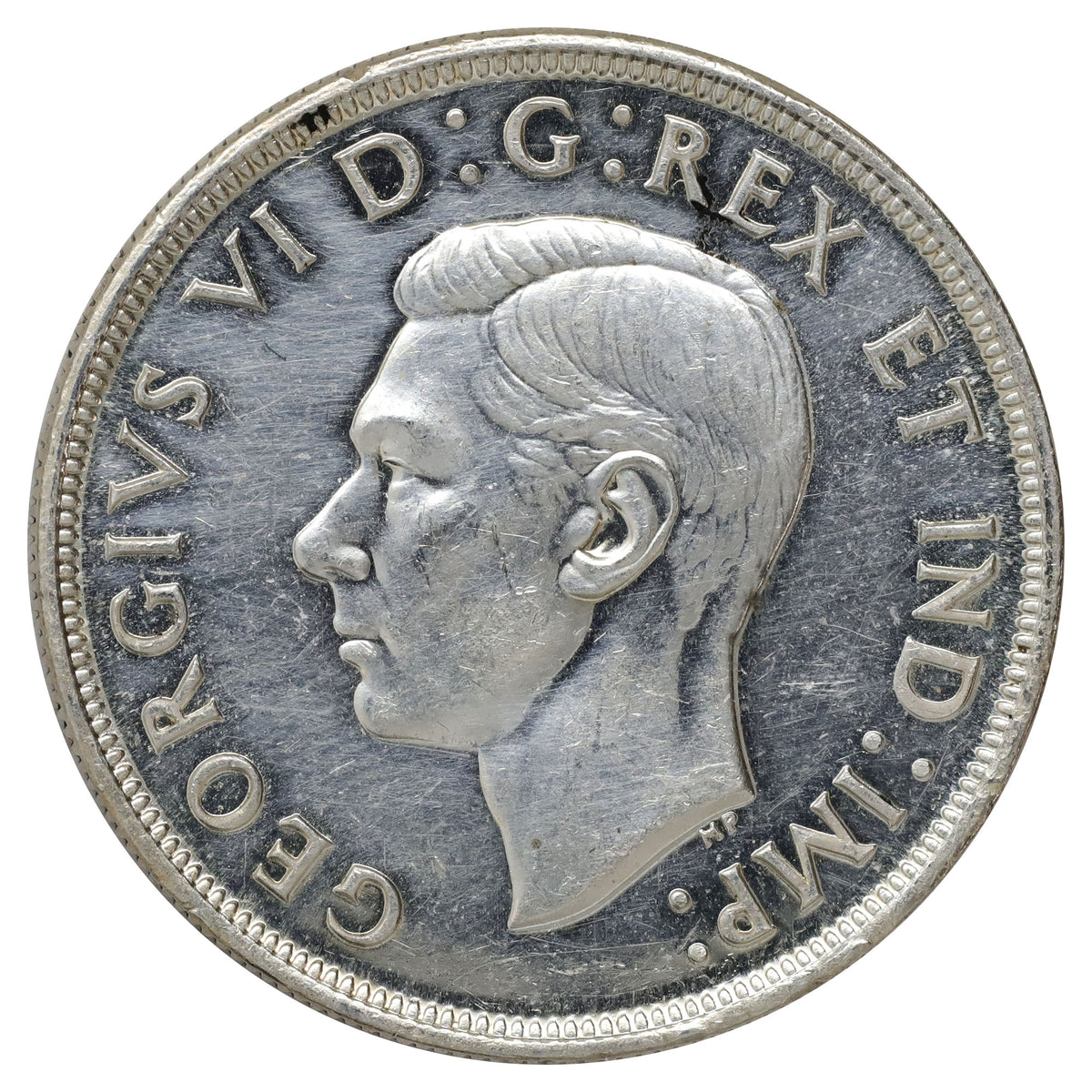 1946 Canada Dollar Uncirculated (MS60) Scratched, marks, or impaired