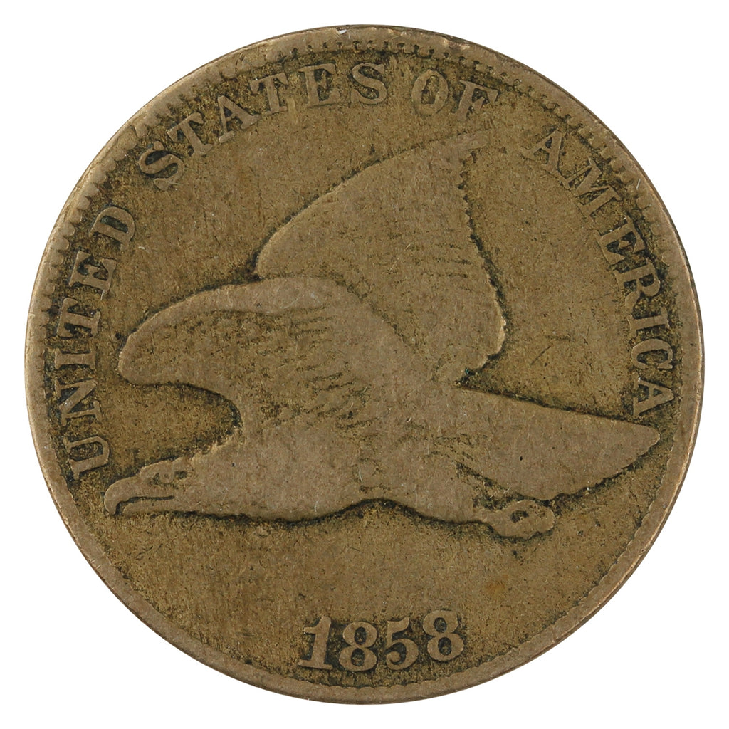 1858 Large Letters USA Cent Very Fine (VF-20) $