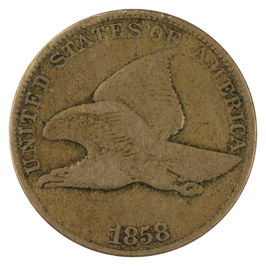 1858 Large Letters USA Cent Very Fine (VF-20) $