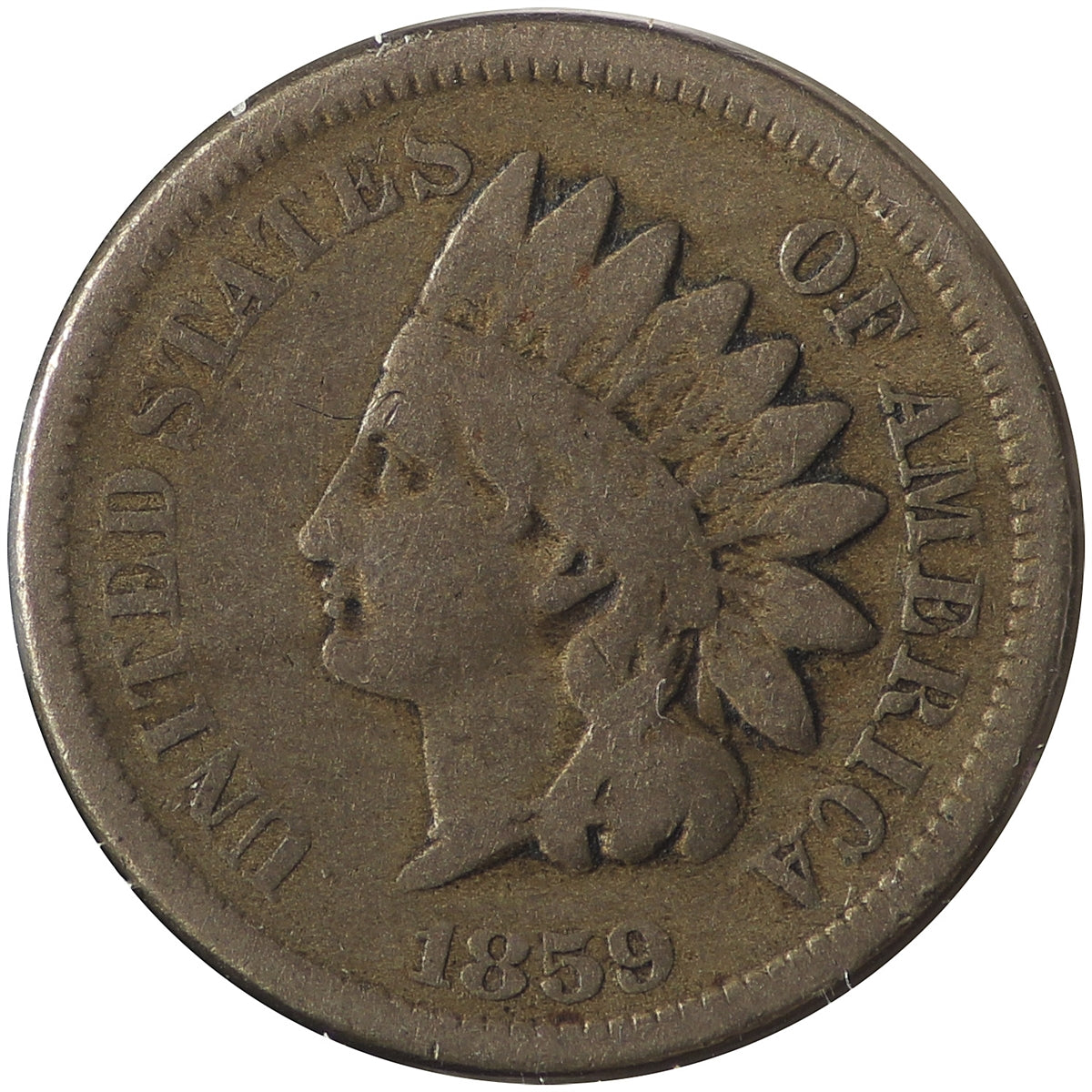 1859 USA Cent VG-F (VG10)