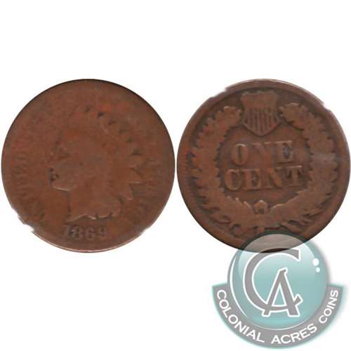 1869 USA Cent About Good (AG3) $