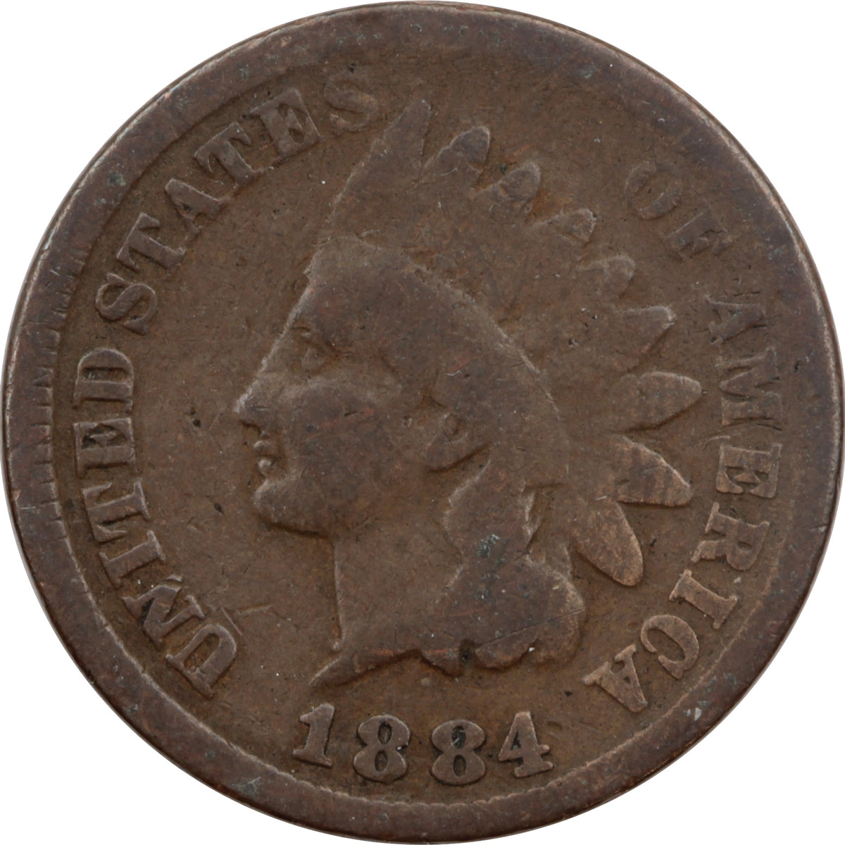 1884 USA Cent G-VG (G6)